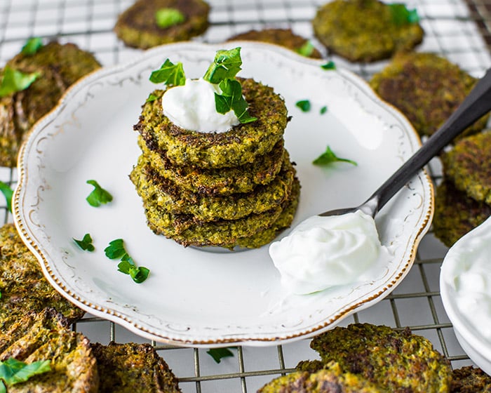 Baked Broccoli and Spinach Fritters 6 (1 of 1)