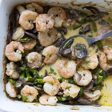 Creamy Shrimp with Asparagus and Mushrooms 1x1  (1 of 1)