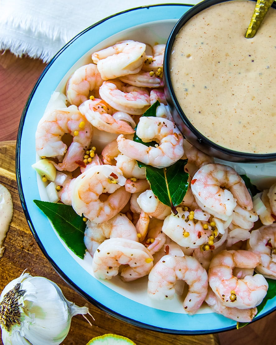 Pickled Shrimp with Combeback Sauce (1 of 1)